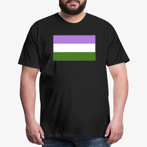 Genderqueer Pride Flag - Men's Premium T-Shirt