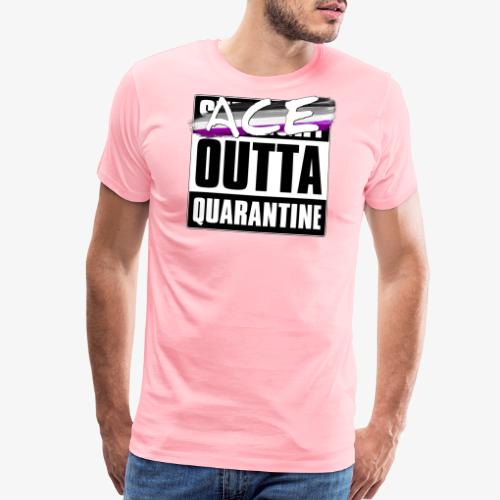 Ace Outta Quarantine - Asexual Pride - Men's Premium T-Shirt