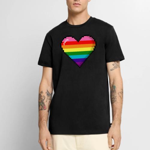 Gilbert Baker Original LGBTQ Gay Rainbow Pride 8- - Men's Premium T-Shirt