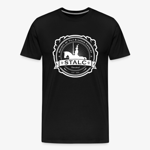 STALC Logo White only - Men's Premium T-Shirt