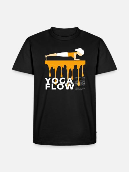 Yoga Flow - Men's Premium T-Shirt - black