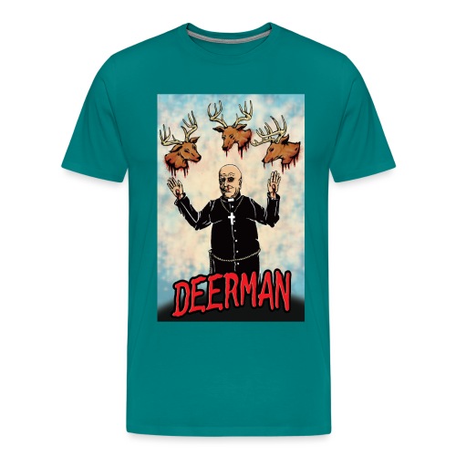deerman-priestfester-flat - Men's Premium T-Shirt