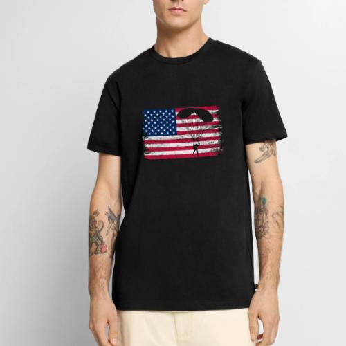 American paratrooper 1 - Men's Premium T-Shirt