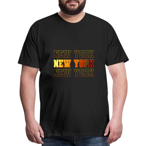 New York Varsity Echo - Men's Premium T-Shirt