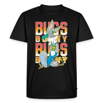 Looney Tunes Bugs Bunny Hiphop - T-shirt premium pour hommes - noir - Devant - Nico (187cm)