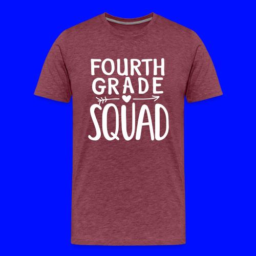 Fourth Grade Squad Teacher Team T-Shirts - Men's Premium T-Shirt