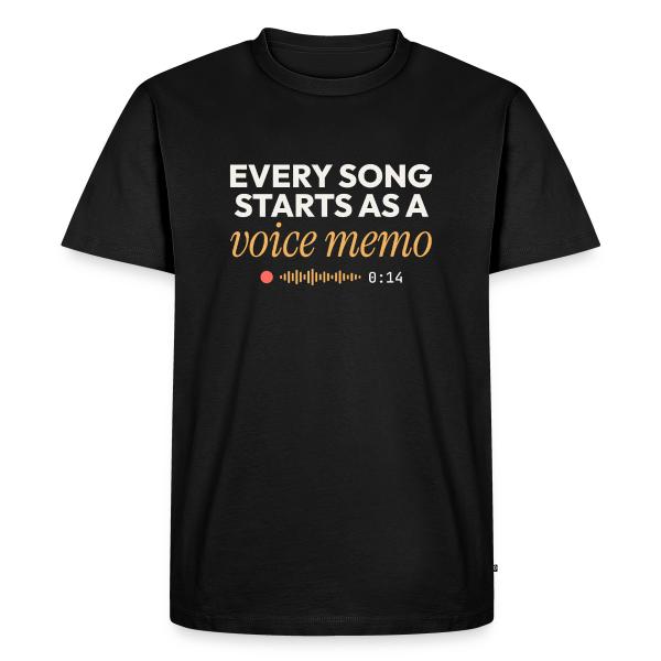 Every Song Starts as a Voice Memo - Songwriter Men's Premium T-Shirt