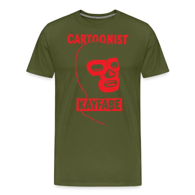 Cartoonist Kayfabe Wrestling Mask