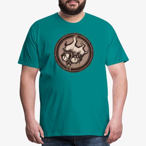 Wild Beaver Grunge Animal - Men's Premium T-Shirt