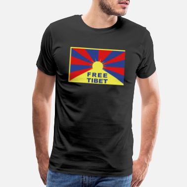 lunge bedstemor Indsigtsfuld Tibet Flag T-Shirts | Unique Designs | Spreadshirt