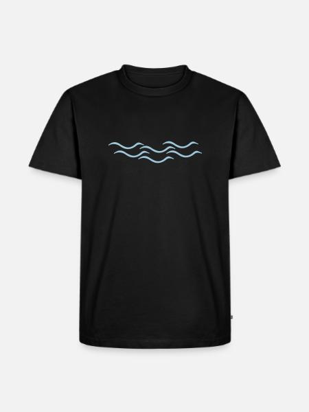water - Men's Premium T-Shirt - black