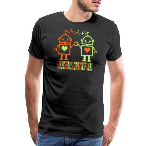 Robot Couple - Men's Premium T-Shirt