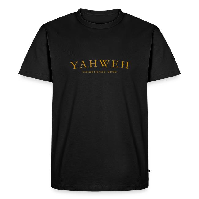 Yahweh Established 0000 in Gold