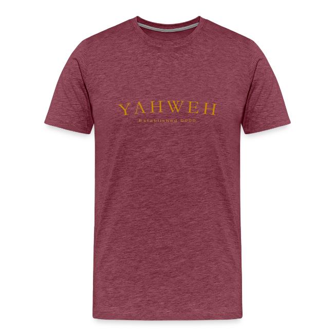 Yahweh Established 0000 in Gold