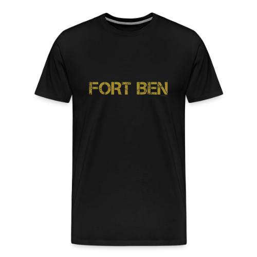 FORT BEN, gold capture - Men's Premium T-Shirt
