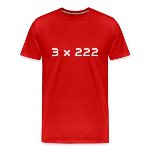 3 x 222 - Men's Premium T-Shirt