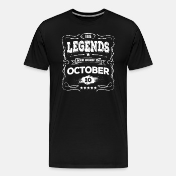 True legends are born in October - Premium T-shirt for men