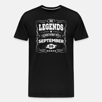 True legends are born in September - Premium T-shirt for men
