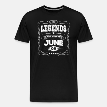 True legends are born in June - Premium T-shirt for men