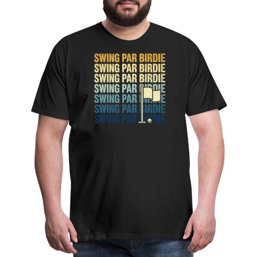 Tee Time Dad - Golf Dad Gift Tee - Men's Premium T-Shirt