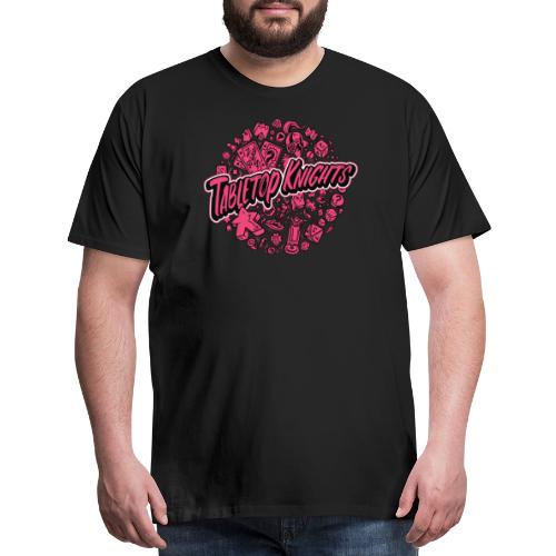 Board Game Explosion (Pink) - Men's Premium T-Shirt