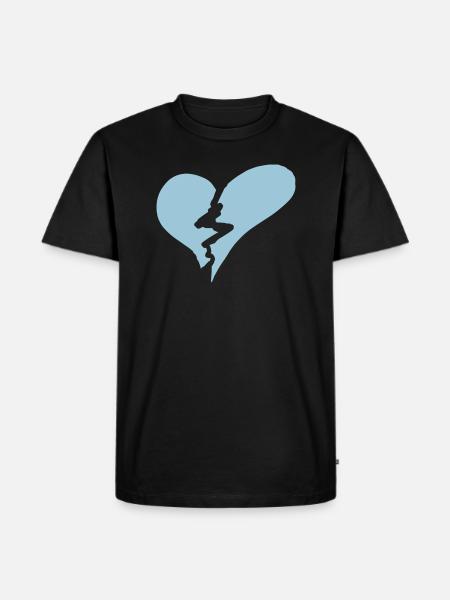Broken heart - Men's Premium T-Shirt - black