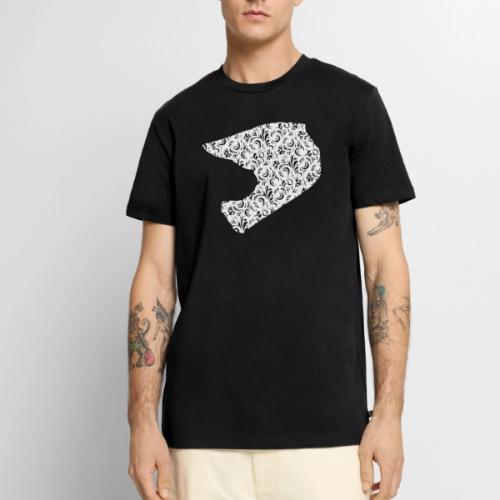 Floral Helmet - Men's Premium T-Shirt