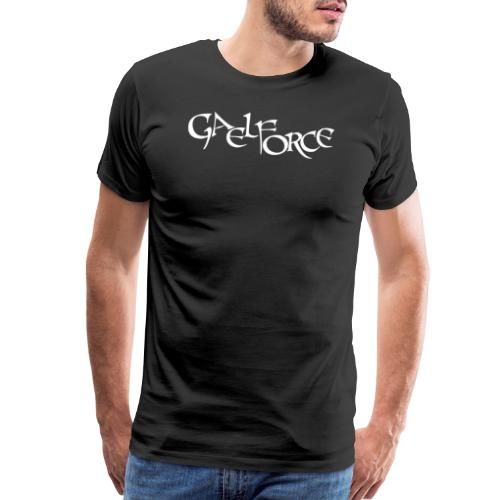 Gaelforce Audios Text Logo White - Men's Premium T-Shirt