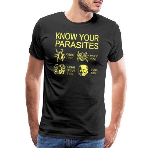 Know Your Para Sites Luna Tick Biden ©WhiteTigerL - Men's Premium T-Shirt