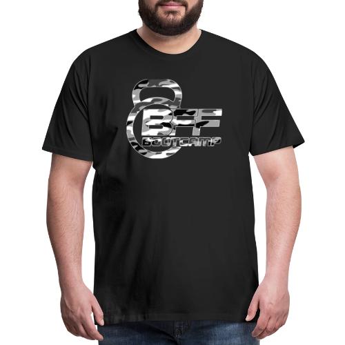 BFF Bootcamp Logo -Camo - Men's Premium T-Shirt