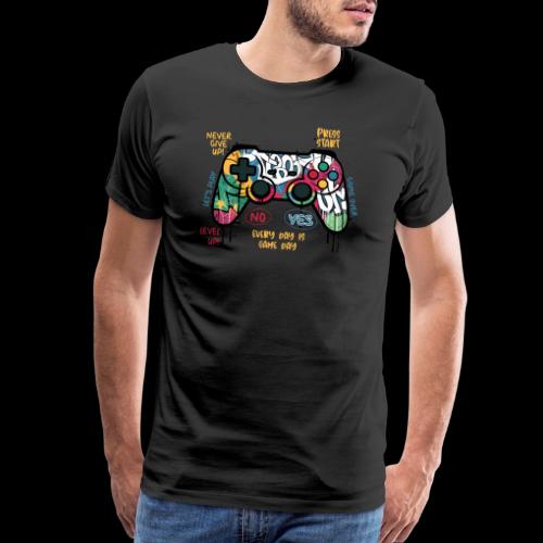 Game Day Graffiti Controller - Men's Premium T-Shirt