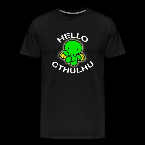 Hello Cthulhu - Men's Premium T-Shirt