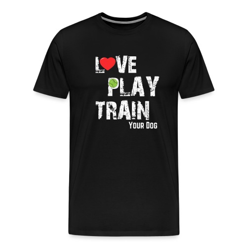 Love.Play.Train Your dog - Men's Premium T-Shirt