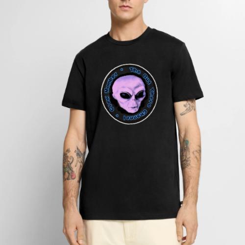 Badge crewPINKY with Back Crew Logo - Men's Premium T-Shirt