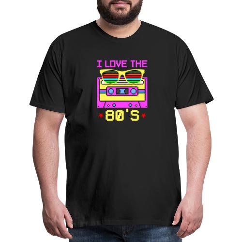 I love the 80s - Men's Premium T-Shirt