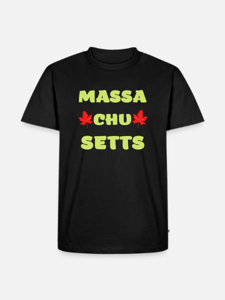 Massachusetts - Men's Premium T-Shirt - black