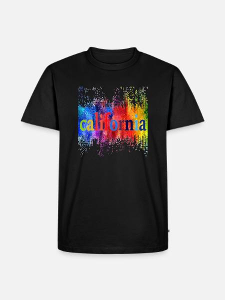 colour CALIFORNIA - Men's Premium T-Shirt - black