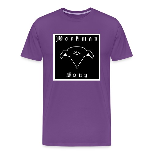 Workman Song Lamb Logo with Text - Men's Premium T-Shirt