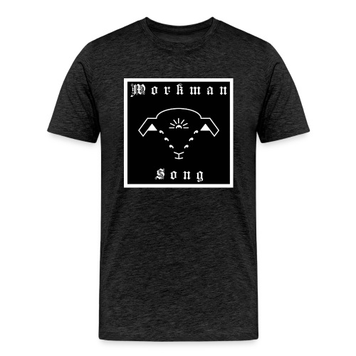 Workman Song Lamb Logo with Text - Men's Premium T-Shirt