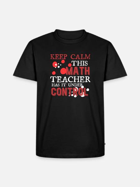 math teacher - Men's Premium T-Shirt - black