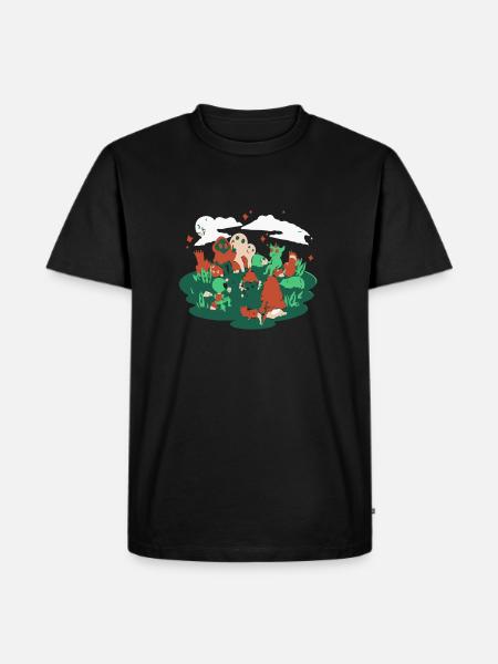 Cryptid Camping - Men's Premium T-Shirt - black