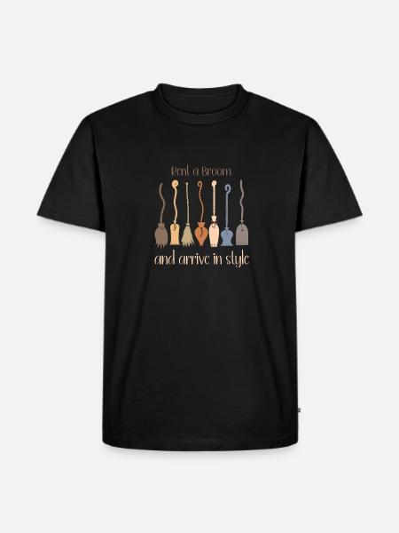 Rent a broom - Men's Premium T-Shirt - black