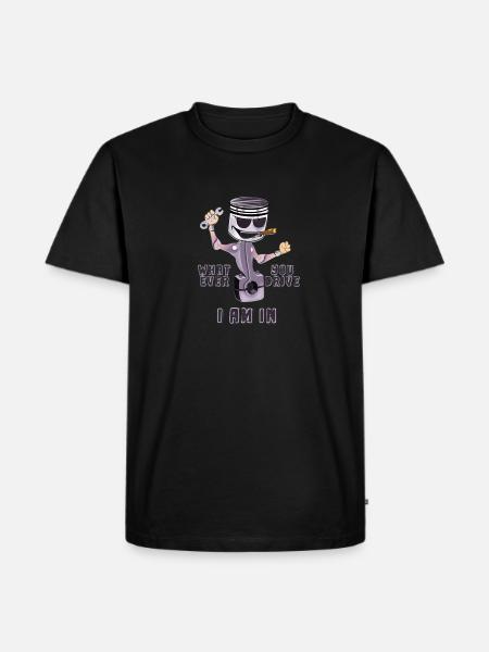 Piston design - Men's Premium T-Shirt - black