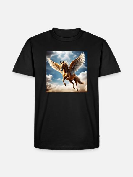 Pegasus with Vital Energy - Men's Premium T-Shirt - black