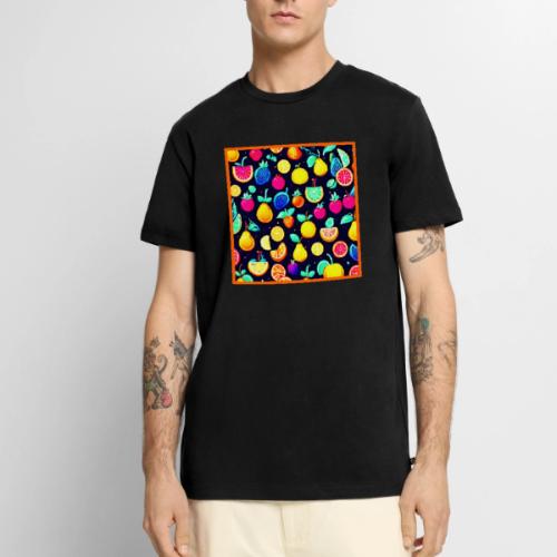 Tropical Harvest Patterns - Men's Premium T-Shirt