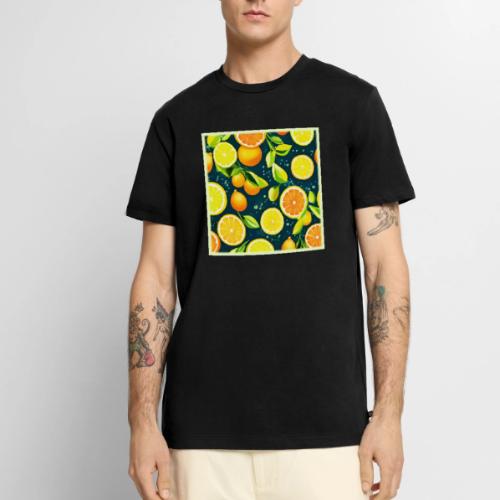Citrus Kaleidoscope: A Vibrant Medley - Men's Premium T-Shirt