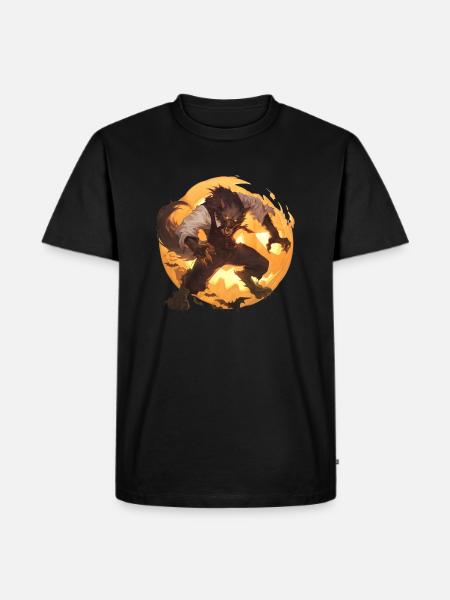 Werewolf Halloween - Men's Premium T-Shirt - black