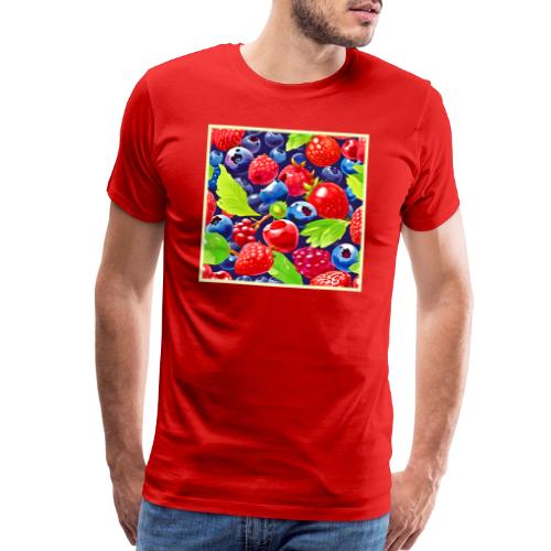 Summer Berry Medley - Men's Premium T-Shirt