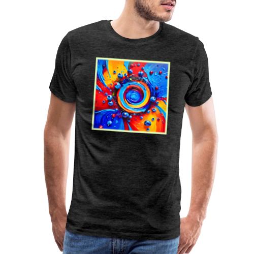 Vibrant Berry Vortex - Men's Premium T-Shirt