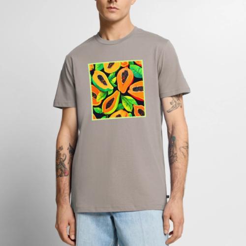 Tropical Papaya Paradise - Men's Premium T-Shirt